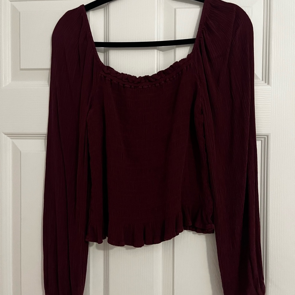 GAP Deep Burgundy Women's Blouse